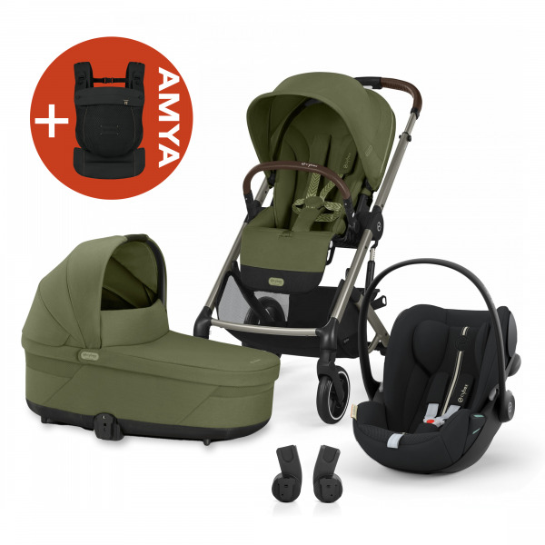 CYBEX Gold Balios 3in1 +AMYA - Moss Green/Moon Black